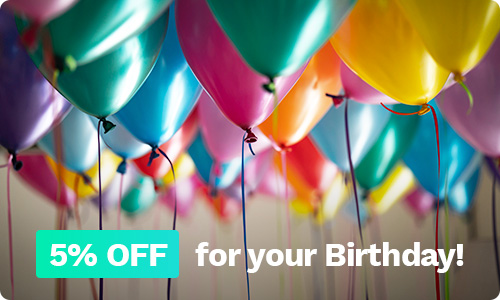 5% off for your birthday